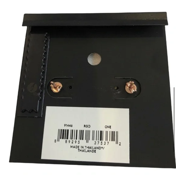 COACH Signature Rose Gold Pave Bar Stud Earrings NWT - Picture 6 of 7